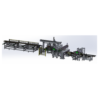 CLW-7000 automatic stamping production line of photovoltaic frame
