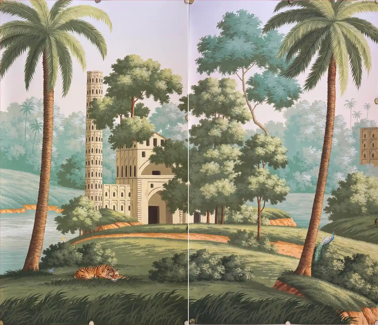 River Panoramic Mural on Scenic Paper