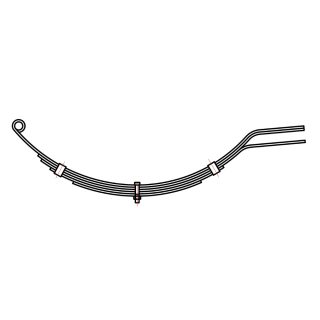 FWN-4506-160-5 Trailer Leaf Spring with 5 Leaves for Trailer Suspension