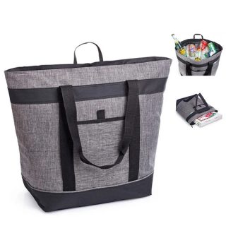 Foldable Large Capacity Insulated Cooler Tote Bag
