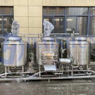 3BBL 3 vessels brewhouse MT+LT+BK/WT