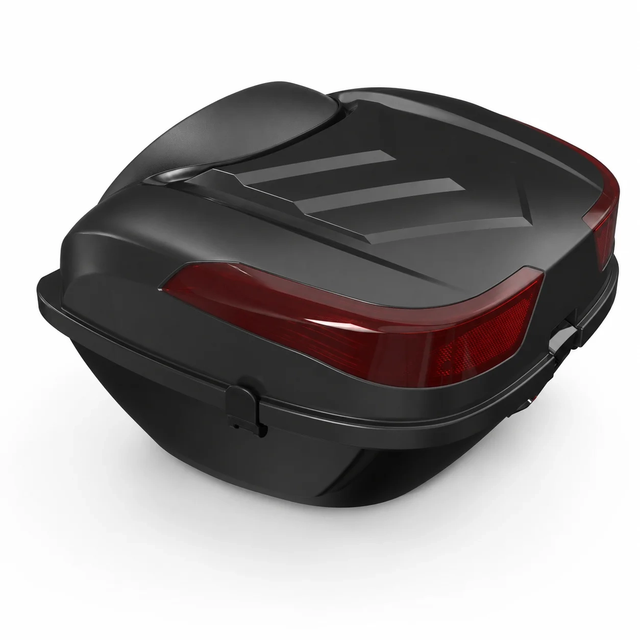 LEIKE No.1 Sport Top Case for E-Bikes & Motorcycles with Backrest and Red Reflector