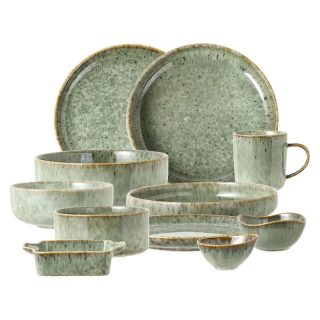 Nordic Retro Speckled Ceramic Dinnerware Set