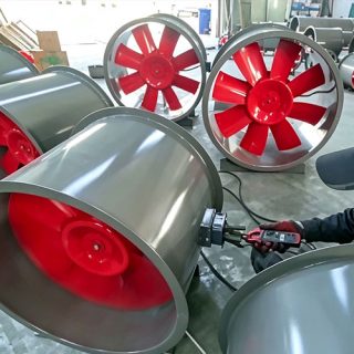 High-Temperature Axial Smoke Exhaust Fan: Reliable Fire Safety Ventilation for Commercial and Industrial Buildings