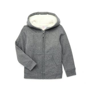 FLEECE LINING ZIP HOODIE