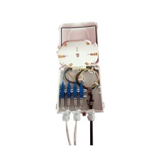 OFTB02 Fiber Optic Terminal Box with 8 Adapters