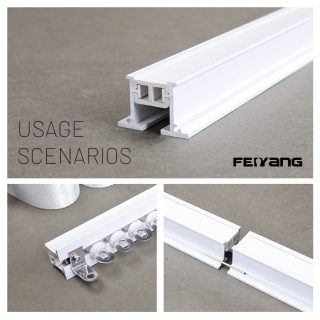 A28 FEIYANG Recessed Curtain Track for High-End Interiors